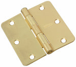 ASSA ABLOY AMERICAS RESIDENTIALI NC Door Hinge, Interior, Satin Brass, 3-1/2 In.
