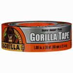 GORILLA Gorilla 105634 Duct Tape, 30 yd L, 1.88 in W, Polyethylene Backing, Silver PAINT GORILLA