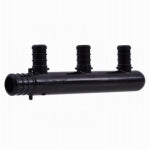 SHARKBITE SharkBite UPMPT3C Multi-Port Closed Pipe Tee, 3-Inlet, 3/4 in Inlet, 1/2 in Outlet, Acudel Polymer PLUMBING, HEATING & VENTILATION SHARKBITE