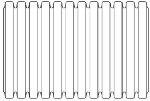 ADVANCED DRAINAGE SYSTEMS Poly Drainage Tube, Corrugated, Solid, 4 In. x 10 Ft.
