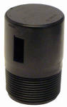 US HARDWARE US Hardware P-178C Check Valve, Male Thread, ABS, Black AUTOMOTIVE US HARDWARE
