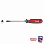 MILWAUKEE ELECTRIC TOOL CORP Slotted Screwdriver, Cushion Grip, 5/16 x 6 In.