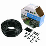 RAINDRIP Raindrip R280DT Drip Soaker Kit, 50 ft L, 0.5 gph, Black LAWN & GARDEN RAINDRIP