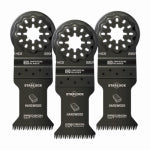 MILWAUKEE ELECTRIC TOOL CORP Starlock Japanese Tooth Hardwood Oscillating Multi-Tool Blades, 1-3/8 In., 3-Pk.