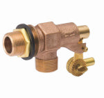 B & K INDUSTRIES B & K 109-813 Tank Float Valve, 1/2 in, Male x Male, 20 TPI Rod, 1/4 in L Rod, Bronze Body PLUMBING, HEATING & VENTILATION B & K INDUSTRIES