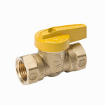 B & K INDUSTRIES B & K ProLine Series 110-522HC Gas Ball Valve, 3/8 in Connection, FPT, 200 psi Pressure, Manual Actuator PLUMBING, HEATING & VENTILATION B & K INDUSTRIES