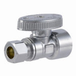 SHARKBITE/CASH ACME Brass Ball Straight Valve, Quarter Turn, 1/2 x 3/8 In. PLUMBING, HEATING & VENTILATION SHARKBITE/CASH ACME