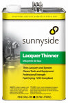 SUNNYSIDE Sunnyside 477G1 Lacquer Thinner, Liquid, Acetic, Clear, 1 gal, Can PAINT SUNNYSIDE
