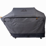 TRAEGER Traeger BAC603 Full-Length Grill Cover, 25 in W, 71 in D, 51 in H, Nylon/Polyester, Gray OUTDOOR LIVING & POWER EQUIPMENT TRAEGER