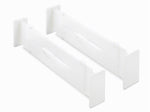 WHITMOR Adjustable Drawer Dividers, 2-Pk. HOUSEWARES WHITMOR