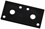 ASSA ABLOY AMERICAS RESIDENTIALI NC Mending Brace, Black Steel, 3 In.
