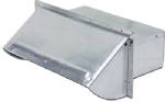 LAMBRO INDUSTRIES HVAC Wall Cap, Aluminum, 3-1/4 x 10 In. PLUMBING, HEATING & VENTILATION LAMBRO INDUSTRIES