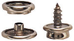 GENERAL General 1268 Snap Fastener Refill, Solid Brass, Nickel HARDWARE & FARM SUPPLIES GENERAL   