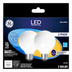 GE GE 25016 LED Bulb, Globe, 500 Lumens, 5.5 W, G25 Lamp, 60 W Equivalent, E26 Lamp Base, Dimmable, Soft White ELECTRICAL GE