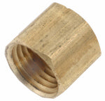 ANDERSON METALS CORP Brass Threaded Cap, Lead Free, 3/8 In.