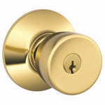 SCHLAGE LOCK CO Bright Brass Bell Design Entry Lockset