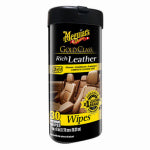 MEGUIAR'S Meguiar's G10900 Leather Wipes, Sweet Herbal, Effective to Remove: Dirt, Grime, 25-Wipes AUTOMOTIVE MEGUIAR'S   