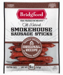 BRIDGFORD MARKETING COMPANY Smoked Sausage Sticks, Original, 5 oz. HOUSEWARES BRIDGFORD MARKETING COMPANY