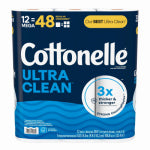 KIMBERLY-CLARK CORP Ultra CleanCare Toilet Paper, 284 Strong Sheets Per Mega Rolls, 12-Pk.