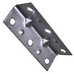 ASSA ABLOY AMERICAS RESIDENTIALI NC 4-Pk., 2-1/2 x 3/4 In. Zinc Corner Brace