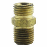 MILTON INDUSTRIES Air Compressor Hose Fitting, Hex Nipple, 1/4 MNPT x 1/4-In. NPS, 2-Pk. TOOLS MILTON INDUSTRIES