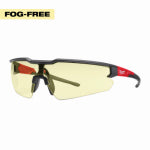MILWAUKEE ELECTRIC TOOL CORP Safety Glasses, Yellow Fog-Free Lenses