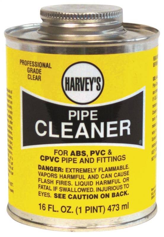 HARVEY Harvey 019120-12 Pipe Cleaner, Liquid, Clear, 16 oz Can