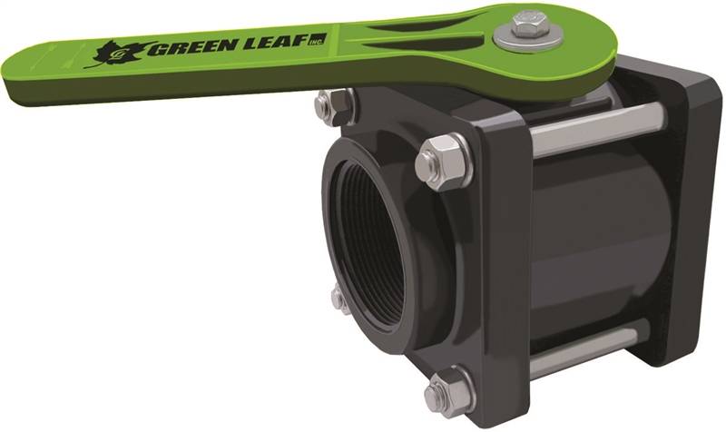 GREEN LEAF Green Leaf V204FP Ball Valve, 2 in Connection, Female NPT, 100 psi Pressure, Manual Actuator, Polypropylene Body HARDWARE & FARM SUPPLIES GREEN LEAF   