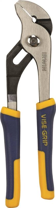 IRWIN Irwin 4935320 Groove Joint Plier, 8 in OAL, 1-3/4 in Jaw Opening, Blue/Yellow Handle, Cushion-Grip Handle, 1 in L Jaw TOOLS IRWIN   