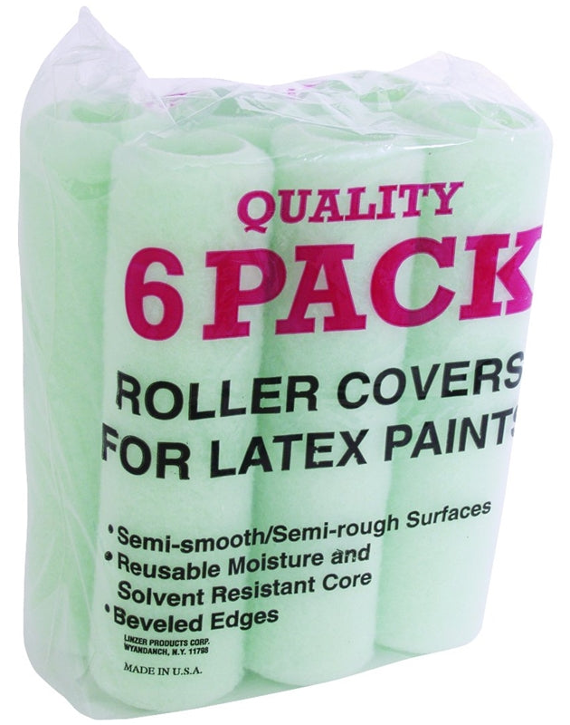 LINZER Linzer RC 139 Paint Roller Cover, 3/8 in Thick Nap, 9 in L, Polyester Cover PAINT LINZER   