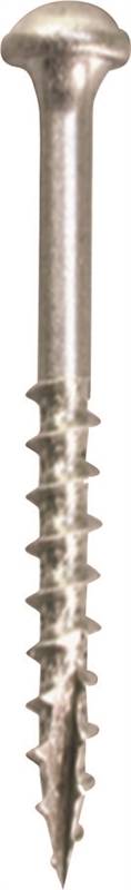 KREG Kreg SML-C125S5-100 Pocket-Hole Screw, #8 Thread, 1-1/4 in L, Coarse Thread, Maxi-Loc Head, Square Drive, Sharp Point TOOLS KREG   