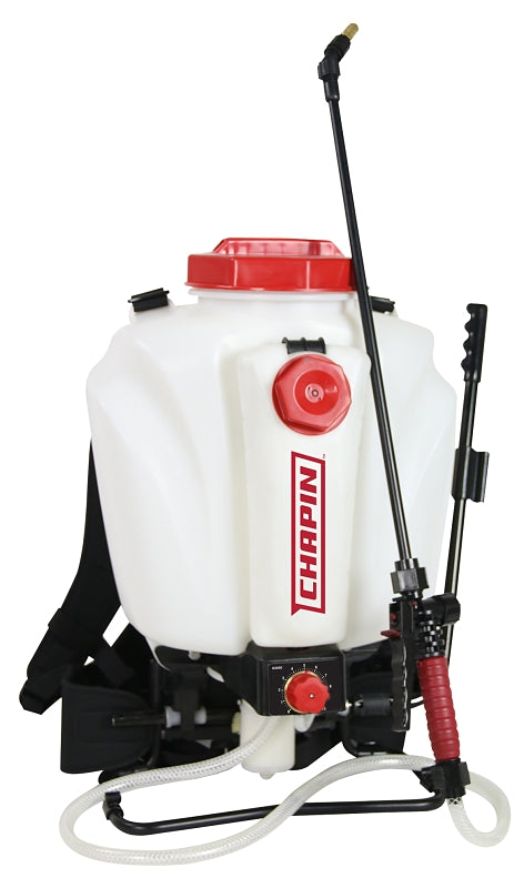 CHAPIN CHAPIN 63950 Backpack Sprayer, 4 gal Tank, Polyethylene Tank, 48 in L Hose, Adjustable Nozzle LAWN & GARDEN CHAPIN   