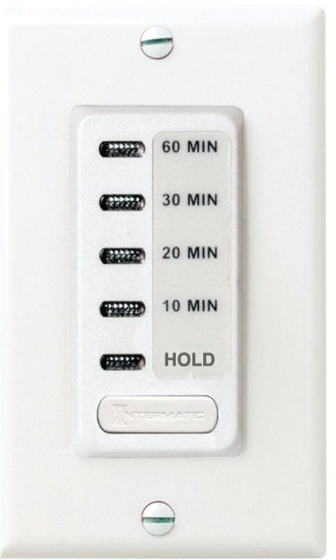 INTERMATIC Intermatic EI210W Electronic Countdown Timer, 15 A, 120 V, 1800 W, 10 to 60 min Time Setting, White ELECTRICAL INTERMATIC   