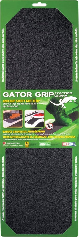 INCOM MANUFACTURING Incom RE629BL Safety Grit Tape, 21 in L, 6 in W, PVC Backing, Black PAINT INCOM MANUFACTURING