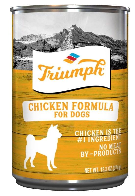 TRIUMPH Triumph 6600391 Dog Food, Chicken Flavor, 14 oz Can