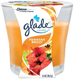 GLADE Glade 76956 Air Freshener Candle, 3.4 oz Jar, Hawaiian Breeze, Orange CLEANING & JANITORIAL SUPPLIES GLADE   