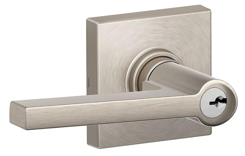 DEXTER BY SCHLAGE Schlage J Series J54 SOL 619 COL Entry Lever, Mechanical Lock, Satin Nickel, Metal, Residential, 3 Grade HARDWARE & FARM SUPPLIES DEXTER BY SCHLAGE
