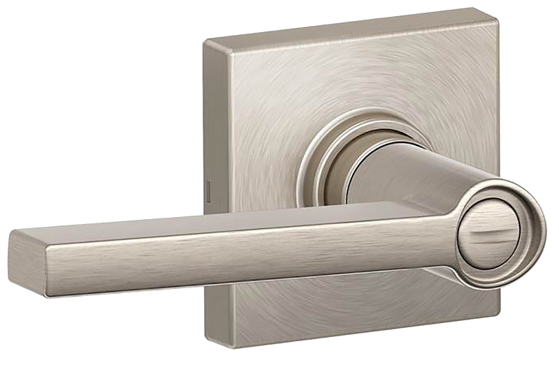 DEXTER BY SCHLAGE Schlage J Series J40 SOL 619 COL Privacy Lever, Mechanical Lock, Satin Nickel, Metal, Residential, 3 Grade HARDWARE & FARM SUPPLIES DEXTER BY SCHLAGE