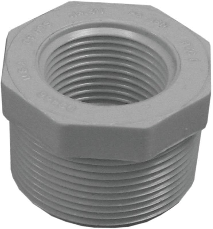 IPEX IPEX 435708 Reducing Bushing, 1-1/2 x 1 in, MPT x FPT, White, SCH 40 Schedule, 150 psi Pressure LAWN & GARDEN IPEX