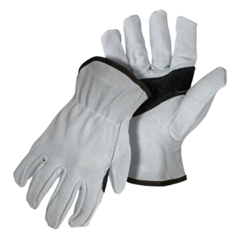 BOSS MFG Boss 40642X Gloves, 2XL, Keystone Thumb, Open, Shirred Elastic Back Cuff, Leather CLOTHING, FOOTWEAR & SAFETY GEAR BOSS MFG   