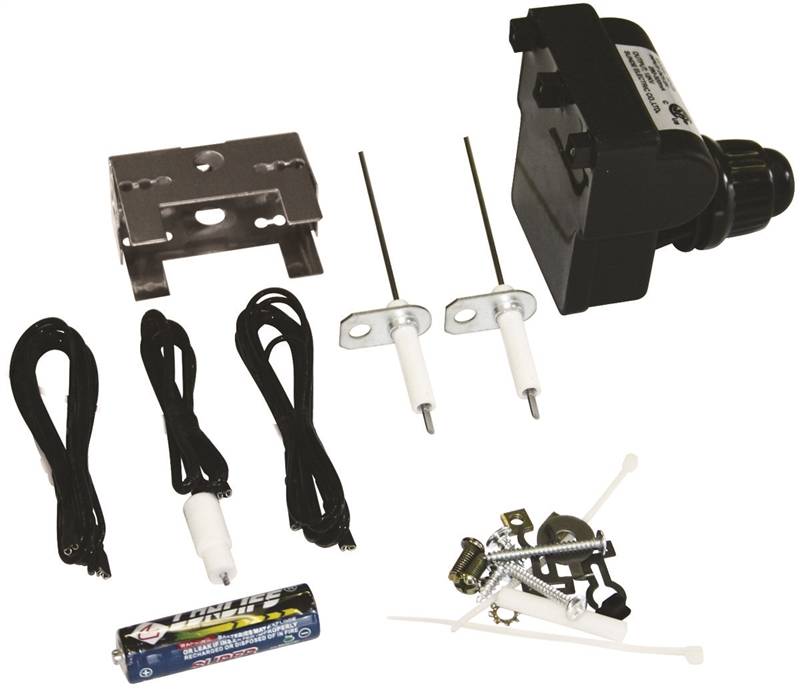 ONWARD MFG GrillPro 20620 Electronic Ignitor Kit, Pushbutton, Universal Fit, Plastic, Black OUTDOOR LIVING & POWER EQUIPMENT ONWARD MFG   