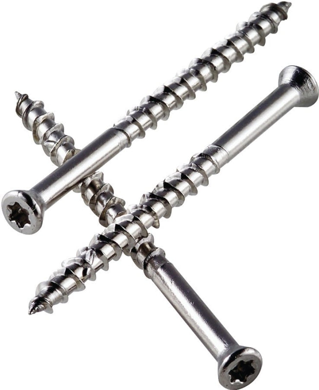 SIMPSON STRONG-TIE Simpson Strong-Tie T10250WPP Deck Screw, #10 Thread, 2-1/2 in L, Box Thread, Flat Head, 6-Lobe Drive, Steel, 350 PK HARDWARE & FARM SUPPLIES SIMPSON STRONG-TIE