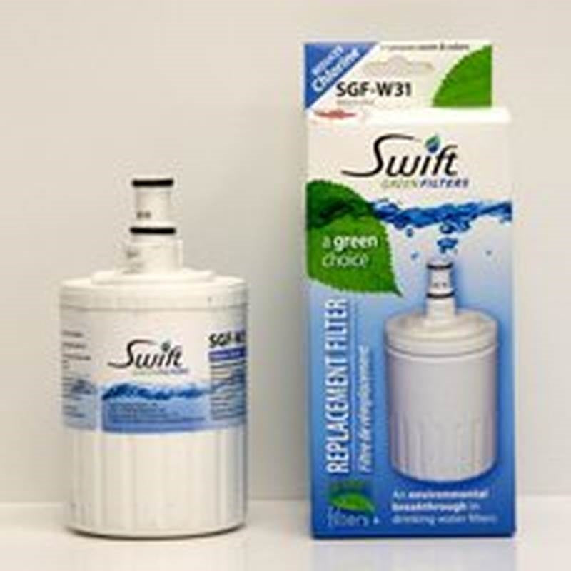 SWIFT GREEN FILTERS Swift Green Filters SGF-W31 Refrigerator Water Filter, 0.5 gpm, Coconut Shell Carbon Block Filter Media PLUMBING, HEATING & VENTILATION SWIFT GREEN FILTERS   