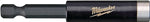 MILWAUKEE Milwaukee SHOCKWAVE 48-32-4503 Bit Holder with C-Ring, 1/4 in Drive, Hex Drive, 1/4 in Shank, Hex Shank, Steel, 1/PK TOOLS MILWAUKEE
