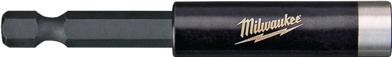 MILWAUKEE Milwaukee SHOCKWAVE 48-32-4503 Bit Holder with C-Ring, 1/4 in Drive, Hex Drive, 1/4 in Shank, Hex Shank, Steel, 1/PK TOOLS MILWAUKEE