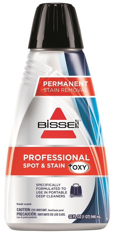 BISSELL Bissell 2038 Pro Oxy Spot and Stain Formula, 32 oz, Liquid, Minimal Medicinal, Clear