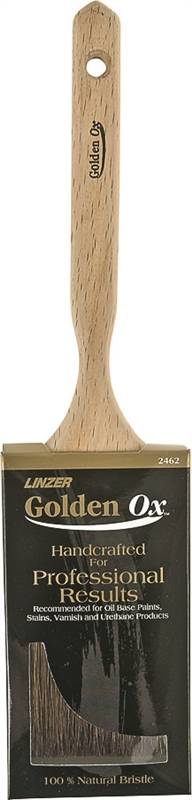 LINZER PRODUCTS Linzer WC 2462-2 Paint Brush, 2 in W, 2-1/2 in L Bristle, China Bristle, Flat Sash Handle PAINT LINZER PRODUCTS   