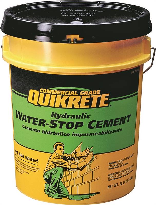 QUIKRETE Quikrete 1126-50 Hydraulic Cement, Gray, Solid, 50 lb Pail PAINT QUIKRETE   