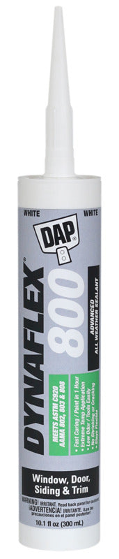 DAP DAP 80800 Premium Polymer Sealant, Off-White, 1 day Curing, 20 to 120 deg F, 10.1 oz Cartridge PAINT DAP   