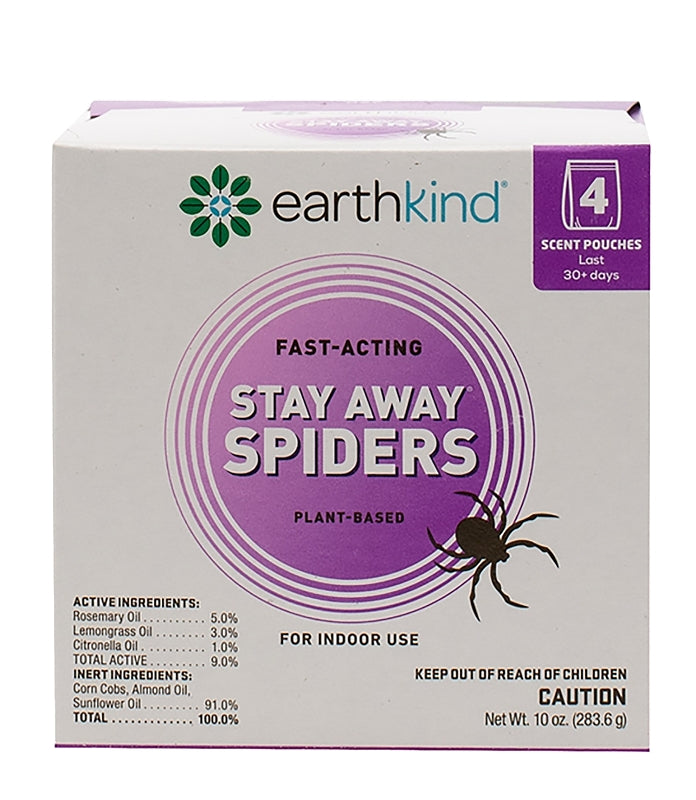 EARTH KIND LLC earthkind Stay Away SA4P8D5SPD Spiders Deterrent, 11.99 oz Pouch HARDWARE & FARM SUPPLIES EARTH KIND LLC